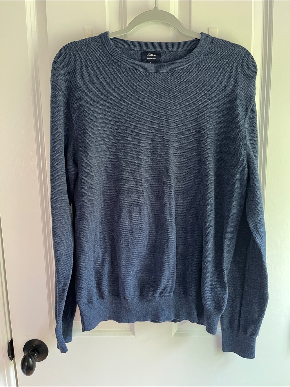J. Crew Factory Men’s Slate Blue Crewneck Sweater